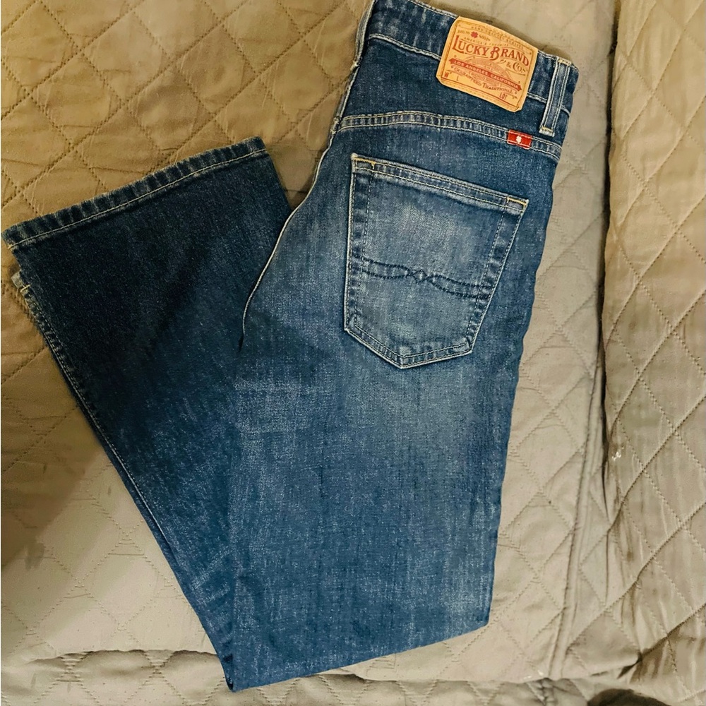 Girls Lucky Brand Wide Leg Denim Jeans size 0/25